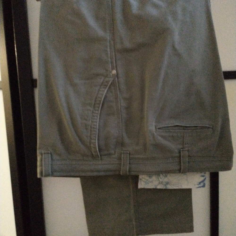 Transcript Men's khaki green pants